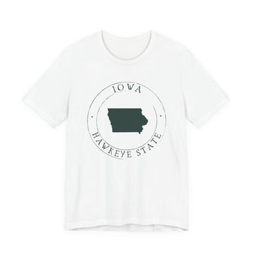Iowa T-Shirt — State Graphic Tee - 0