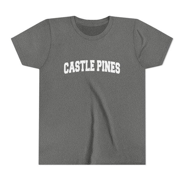 Castle Pine, Colorado Youth Graphic Tee - Kids Castle Pine T Shirt
