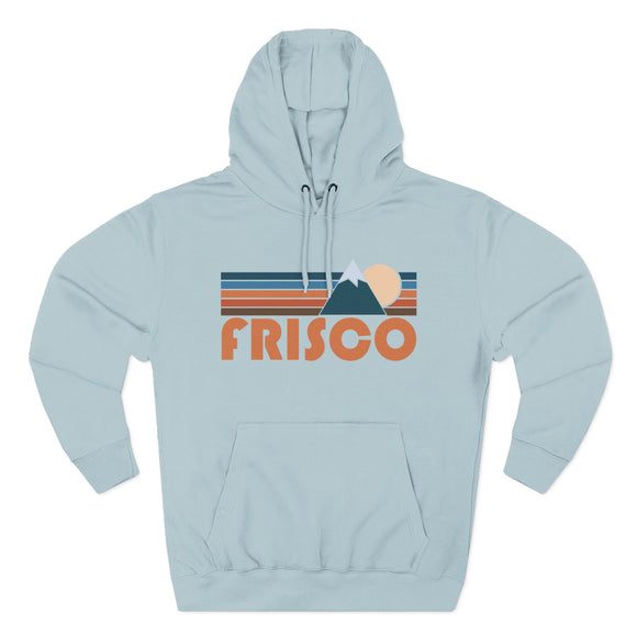 Frisco, Colorado Hoodie - Retro Mountain Unisex Sweatshirt