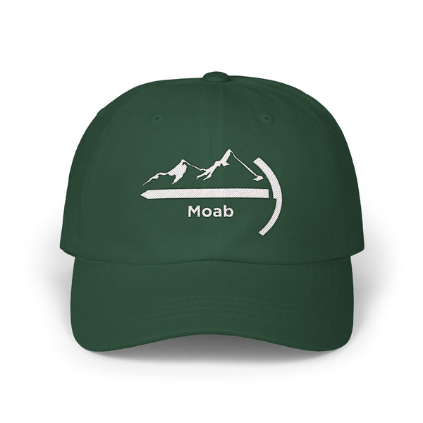 Moab, Utah Dad Hat - Embroidered Moab Classic Dad Cap