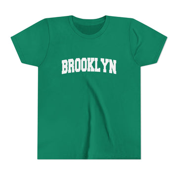 Brooklyn, New York Youth Graphic Tee - Kids Brooklyn T Shirt - Varsity Arch - 0