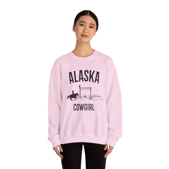 Alaska Sweatshirt - Mountain Cowgirl Graphic Crewneck