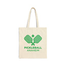 Anaheim, California Cotton Canvas Pickleball Anaheim Tote Bag-1