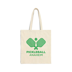 Anaheim, California Cotton Canvas Pickleball Anaheim Tote Bag