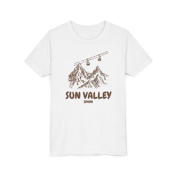 Sun Valley, Idaho Youth T-Shirt — Vintage Gondola Ski Mountain Tee - 0