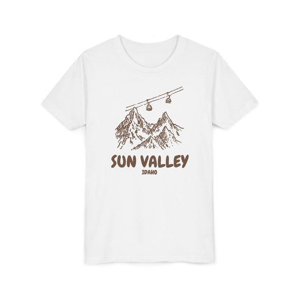 Sun Valley, Idaho Youth T-Shirt — Vintage Gondola Ski Mountain Tee