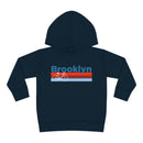 Brooklyn, New York Toddler Hoodie - Retro Bike-2