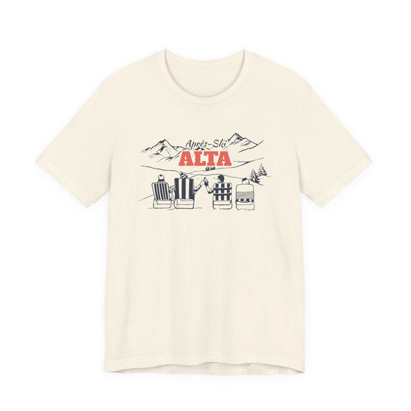 Alta, Utah Après-ski T-Shirt - Vintage Mountain Graphic Tee