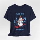 Stowe, Vermont T Shirt - Ski Snowman Graphic Tee-16