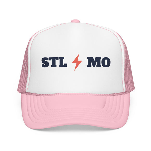 St. Louis, Missouri Retro Trucker Hat - Lightning Foam Cap