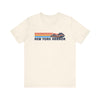New York Harbor T Shirt - Retro Jetski PWC Graphic New York Harbor Tee
