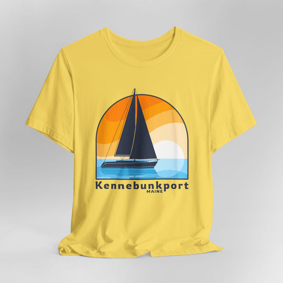 Kennebunkport, Maine T Shirt - Sailboat Tee