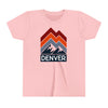 Denver, Colorado Youth Shirt - Retro Mountain Denver Kid's T-Shirt