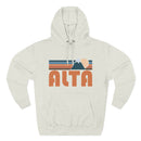 Alta, Utah Hoodie - Retro Mountain Unisex Sweatshirt-4