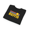Austin, Texas Toddler Sweatshirt - Retro Sun Austin Toddler Crewneck Sweatshirt