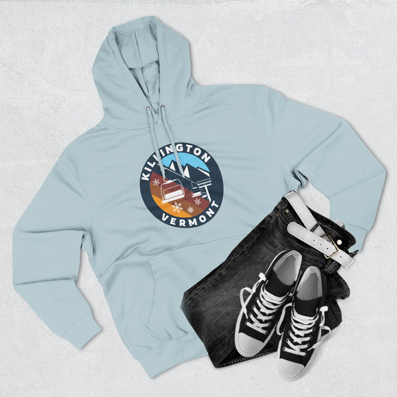Premium Killington, Vermont Ski Lift Hoodie