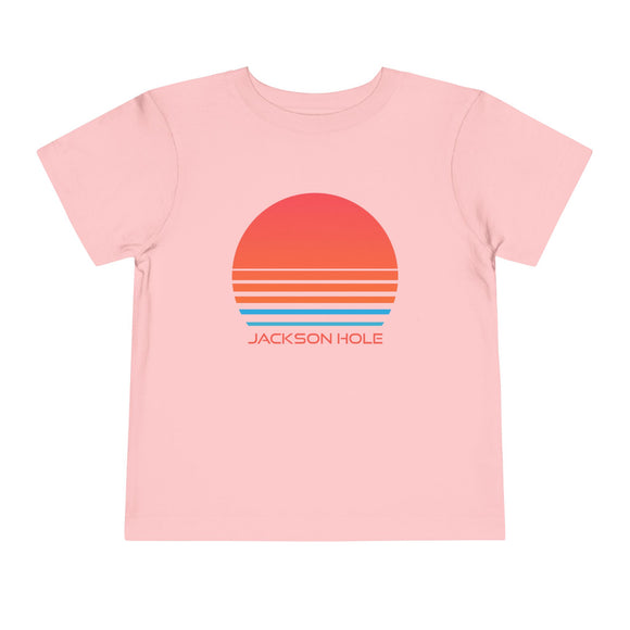 Jackson Hole, Wyoming Toddler T-Shirt - Retro 80s Toddler Jackson Hole Shirt