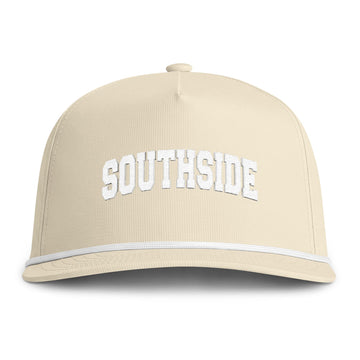 Buy ivory Southside Embroidered Rope Hat - Vintage Sunwashed Rope Cap, Comfort Colors