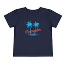 Charleston, Florida Toddler T-Shirt - Retro Palm Tree Toddler Charleston Shirt-1
