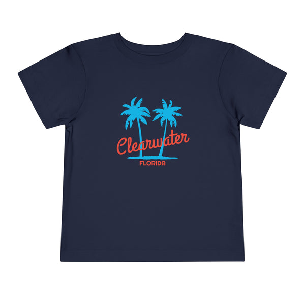 Charleston, Florida Toddler T-Shirt - Retro Palm Tree Toddler Charleston Shirt