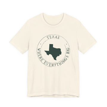 Buy natural Texas T-Shirt — State Graphic Tee