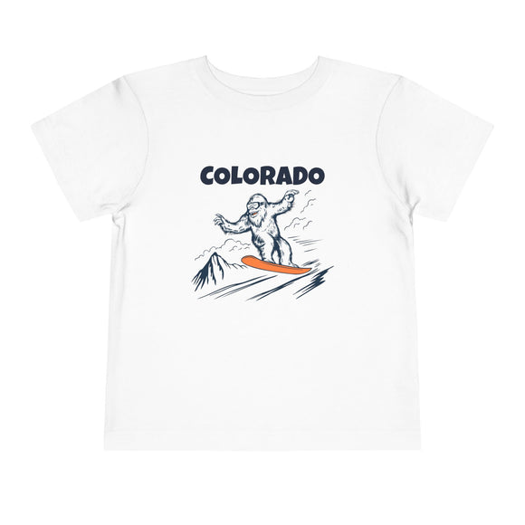 Colorado Yeti Snowboard Toddler Tee
