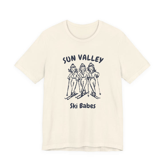 Sun Valley, Idaho Ski Babes T‑Shirt — Retro Skiing Graphic Tee