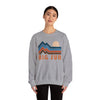Big Sur, California Sweatshirt Retro Mountains, Big Sur Unisex Graphic Crewneck