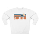 Premium Salida, Colorado Retro Mountain Graphic Sweatshirt-3