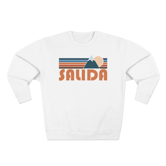 Premium Salida, Colorado Retro Mountain Graphic Sweatshirt