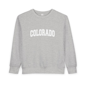 Colorado Toddler Sweatshirt - Colorado Toddler Crewneck Sweatshirt