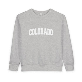 Colorado Toddler Sweatshirt - Colorado Toddler Crewneck Sweatshirt