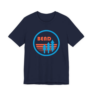 Buy navy Bend Oregon T-Shirt Retro Forest