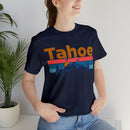 Tahoe, California Shirt - Mountain Sunset Unisex Tahoe T-Shirt-84