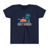 Gulf Shores, Alabama Youth Shirt - Retro Palm Tree Gulf Shores Kid's T-Shirt