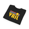 Vail, Colorado Toddler Sweatshirt - Retro Sun Vail Toddler Crewneck Sweatshirt