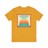 Retro Jackson Hole, Wyoming T-Shirt, Mountain Sun Tee, Unisex Graphic Shirt, Vintage Jackson Hole, Wyoming Top, Outdoor Adventure Clothing