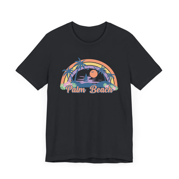 Palm Beach, Florida T-Shirt - Retro Beach Unisex Palm Beach Shirt