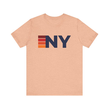 New York Retro Stripes T-Shirt | New York State Tee