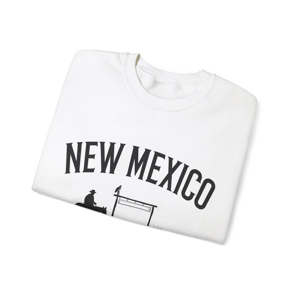 New Mexico Sweatshirt - New Mexico Cowboy Graphic Crewneck