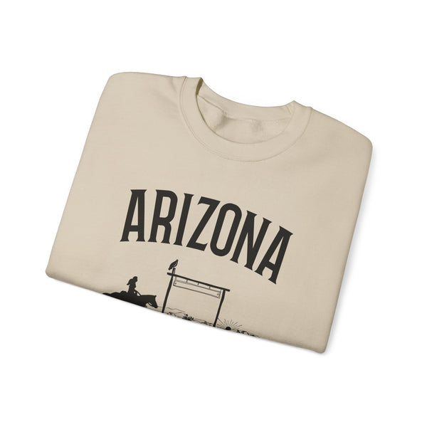 Arizona Sweatshirt - Mountain Cowgirl Graphic Crewneck