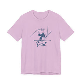 Buy lilac Vail, Colorado T Shirt - Vintage Ski Graphic Tee