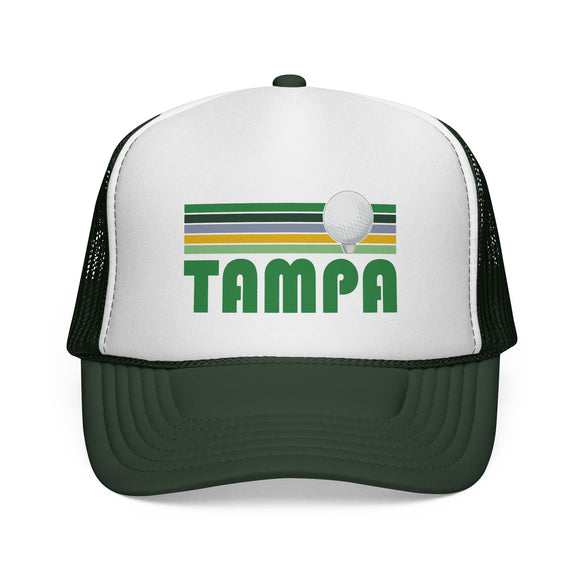 Tampa, Florida Retro Golf Trucker Hat
