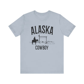 Buy light-blue Alaska Cowboy T Shirt - Alaska Graphic Tee