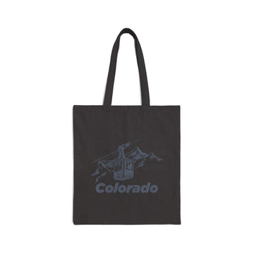 Colorado Cotton Canvas Tote Bag - 15" x 16" - Gondola - 0