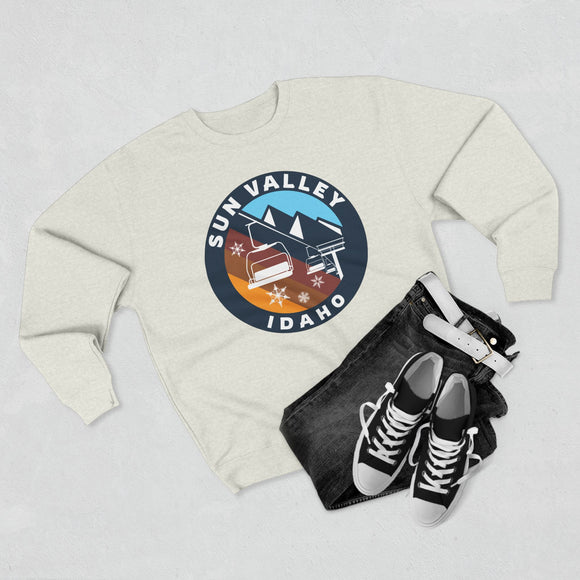 Premium Sun Valley, Idaho Mountain Ski Lift Sweatshirt
