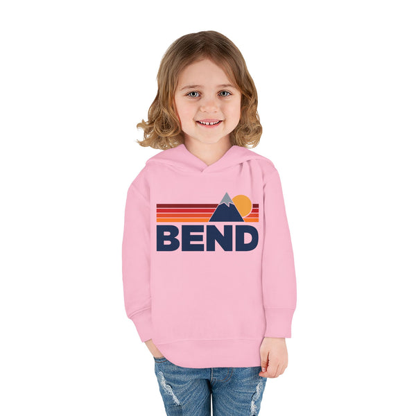 Bend, Oregon Toddler Hoodie - Unisex Mountain Bend Pullover Sweatshirt, Kids Hooded Jumper, Oregon Souvenir