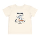 Stowe, Vermont Yeti Snowboard Toddler Tee-1