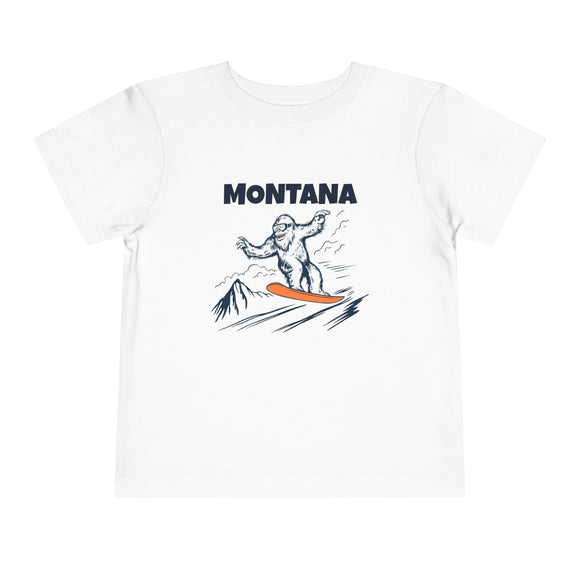 Montana Yeti Snowboard Toddler Tee