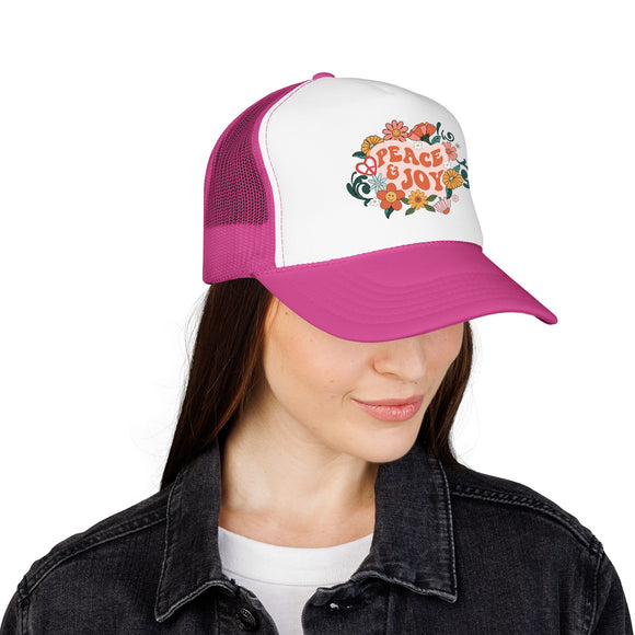 Peace and Joy Trucker Hat Boho